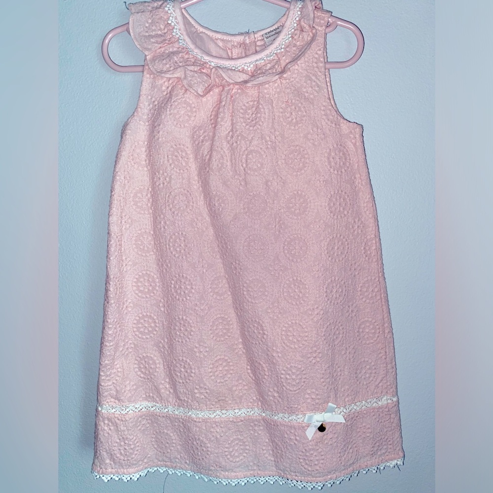 Toddlers light pink dress. Size 4T